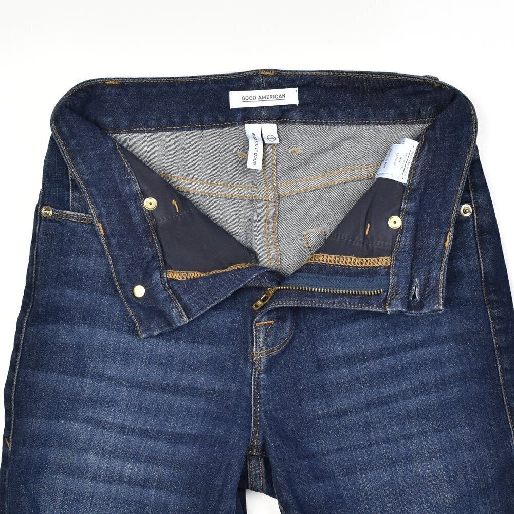 Good American Good Legs Crops Distressed Skinny Jeans 0/25 - Picture 6 of 9